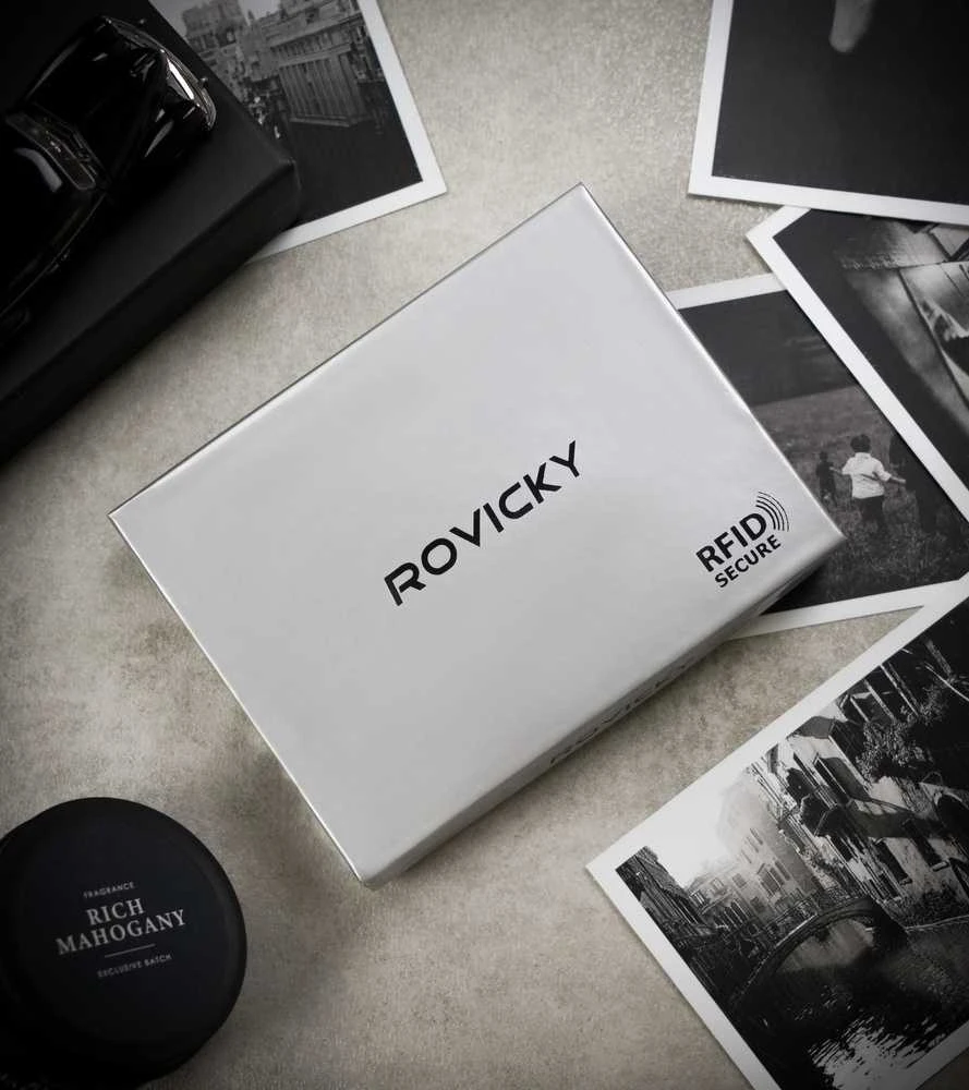 Vyriška odinė piniginė Rovicky RV92