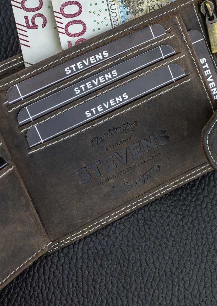 Vyriška odinė piniginė Stevens