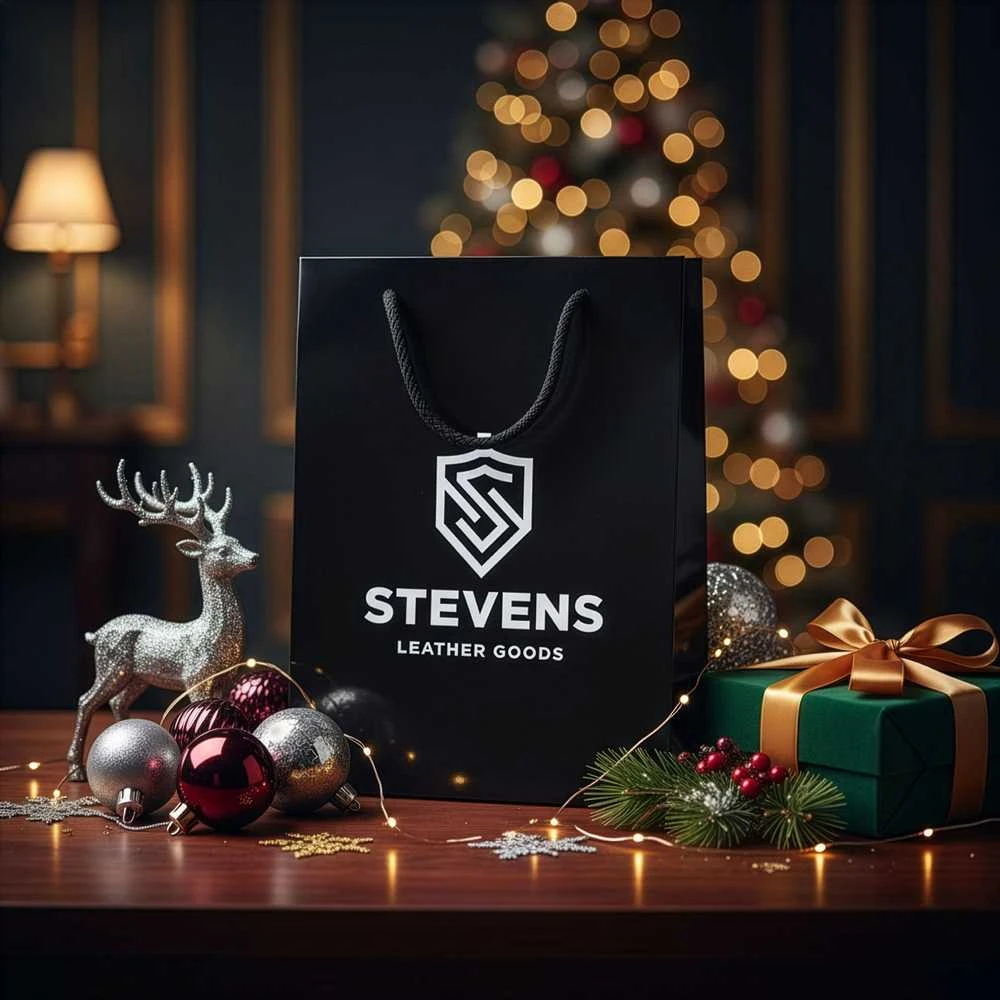 Vyriška odinė piniginė Stevens su RFID apsauga, juoda PREMIUM 07-325A