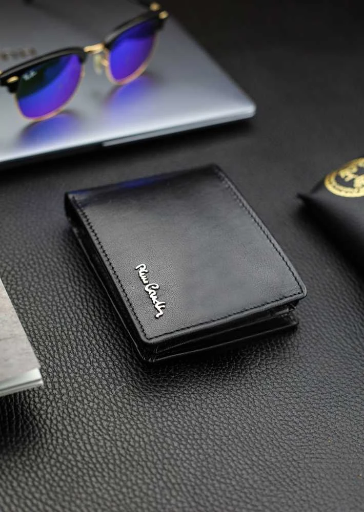 Vyriška piniginė Pierre Cardin, juoda, su RFID apsauga 6088206