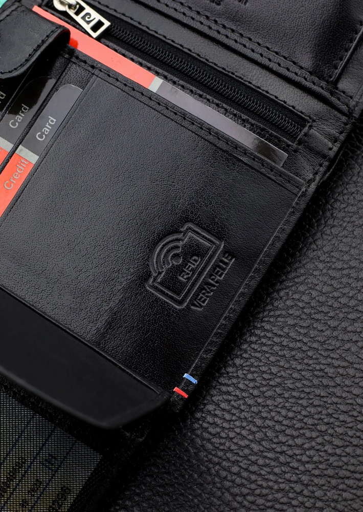 Vyriška piniginė Pierre Cardin, natūrali oda, RFID apsauga 623606