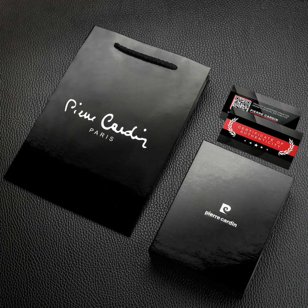 Vyriška piniginė Pierre Cardin, odinė, su RFID apsauga 423306