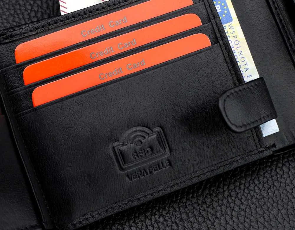 Vyriška piniginė Pierre Cardin, odinė, su RFID apsauga 423606