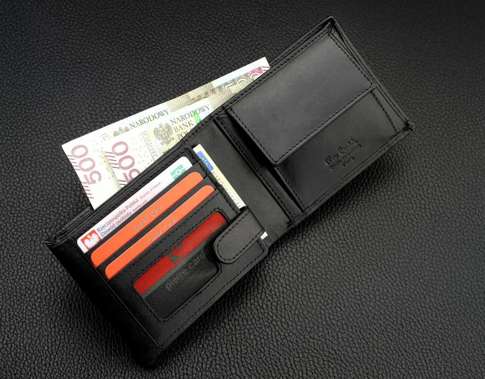Vyriška piniginė Pierre Cardin, odinė, su RFID apsauga 423606