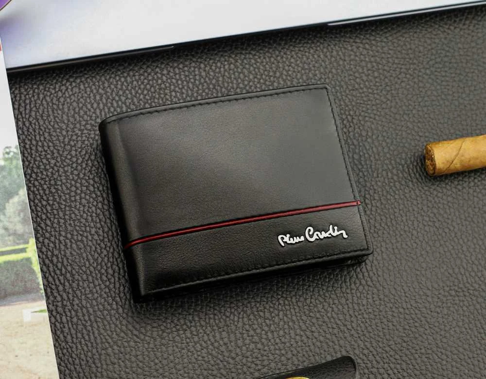 Vyriška piniginė Pierre Cardin, odinė, su RFID apsauga 5288506