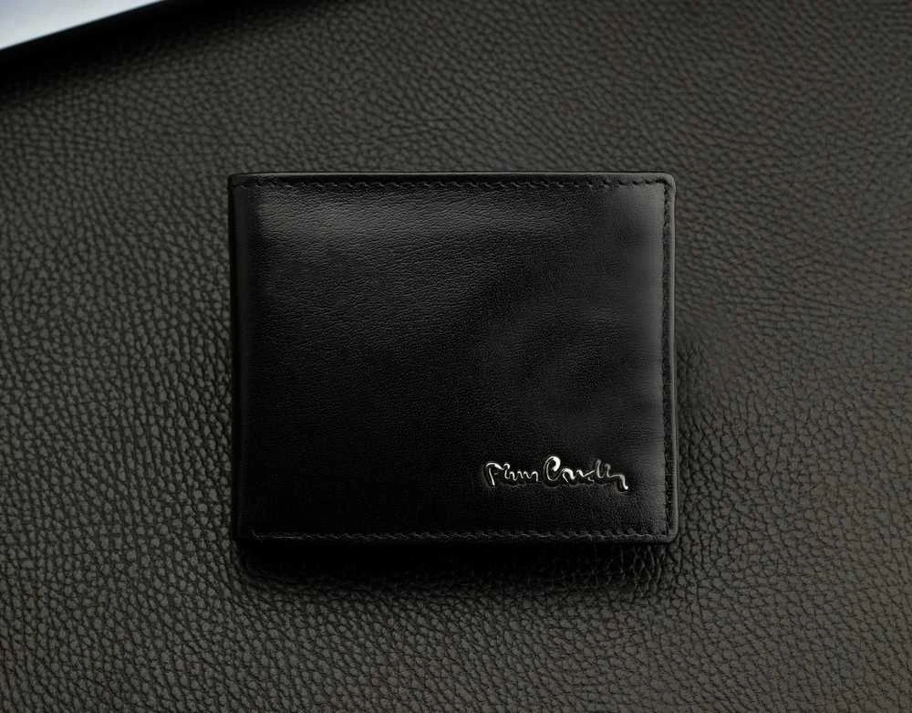 Vyriška piniginė Pierre Cardin, su RFID apsauga, juoda 5288206