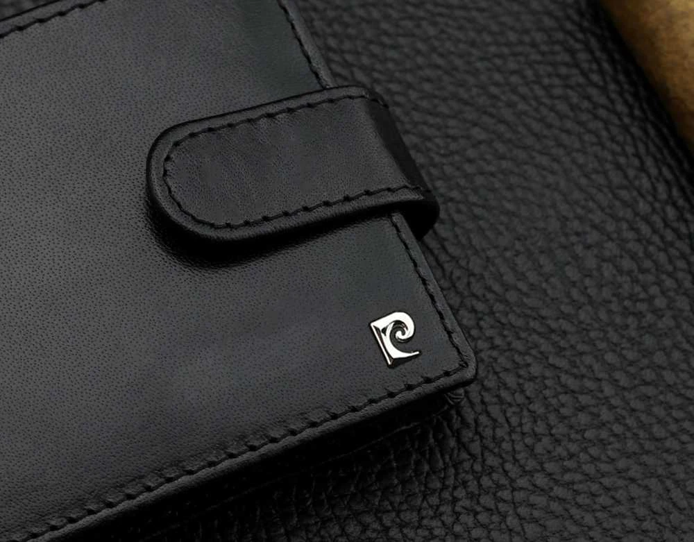 Vyriška piniginė Pierre Cardin, su RFID apsauga, juoda A5288306