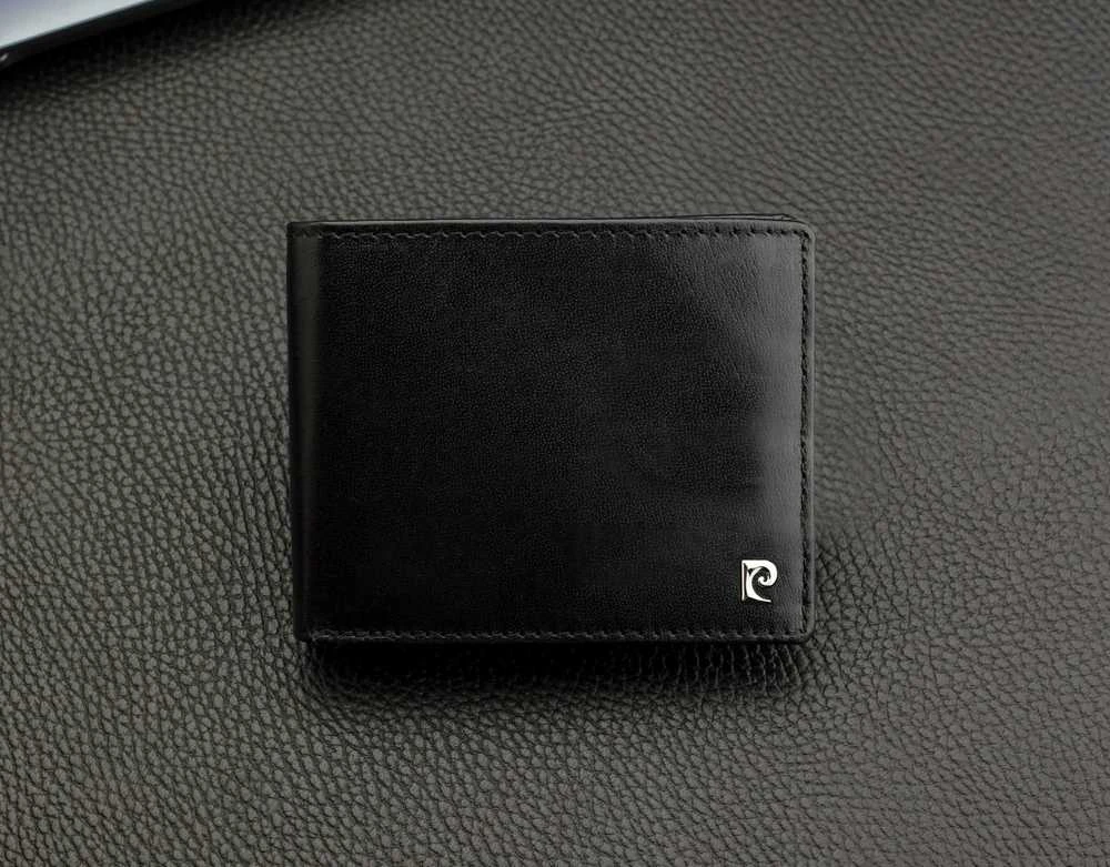 Vyriška piniginė Pierre Cardin, su RFID apsauga, juoda YS603