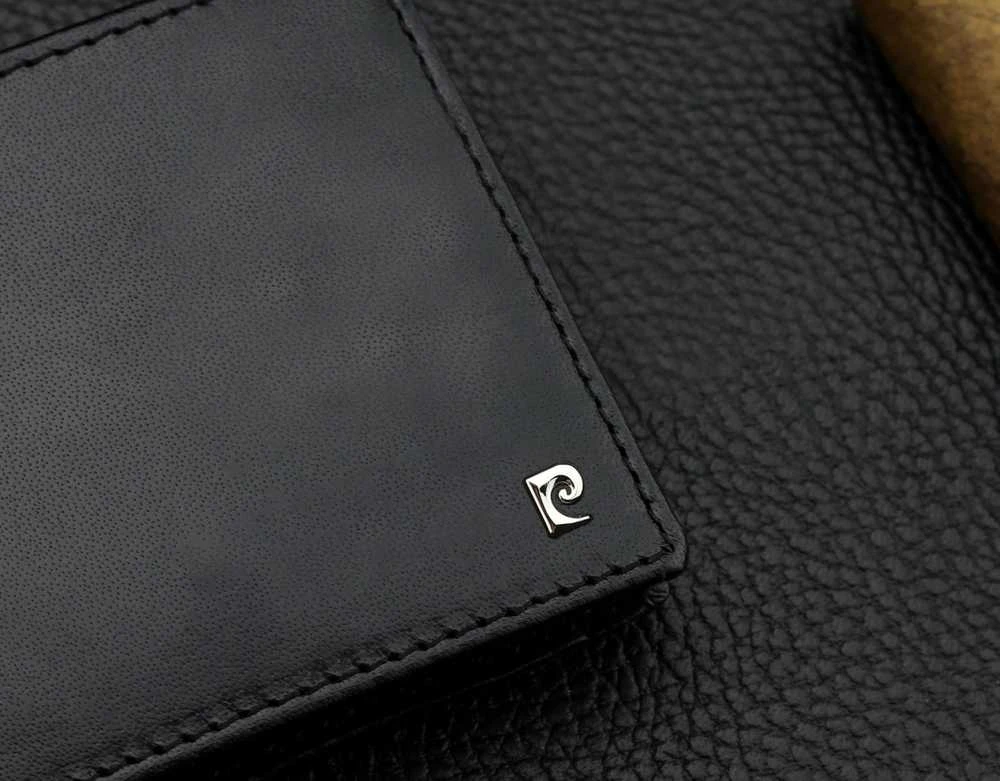 Vyriška piniginė Pierre Cardin, su RFID apsauga, juoda YS603