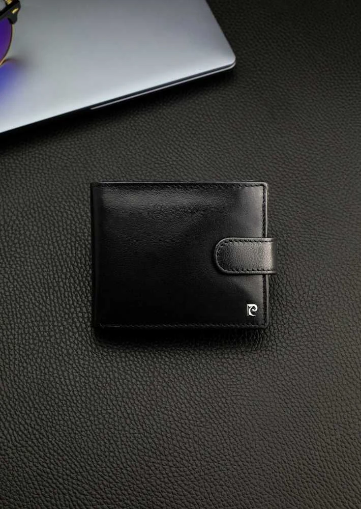 Vyriška piniginė Pierre Cardin, su RFID apsauga, juoda A5288306