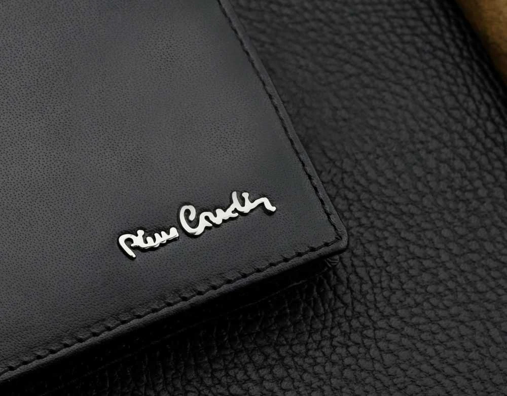 Vyriška piniginė Pierre Cardin, su RFID apsauga, juoda 5288206