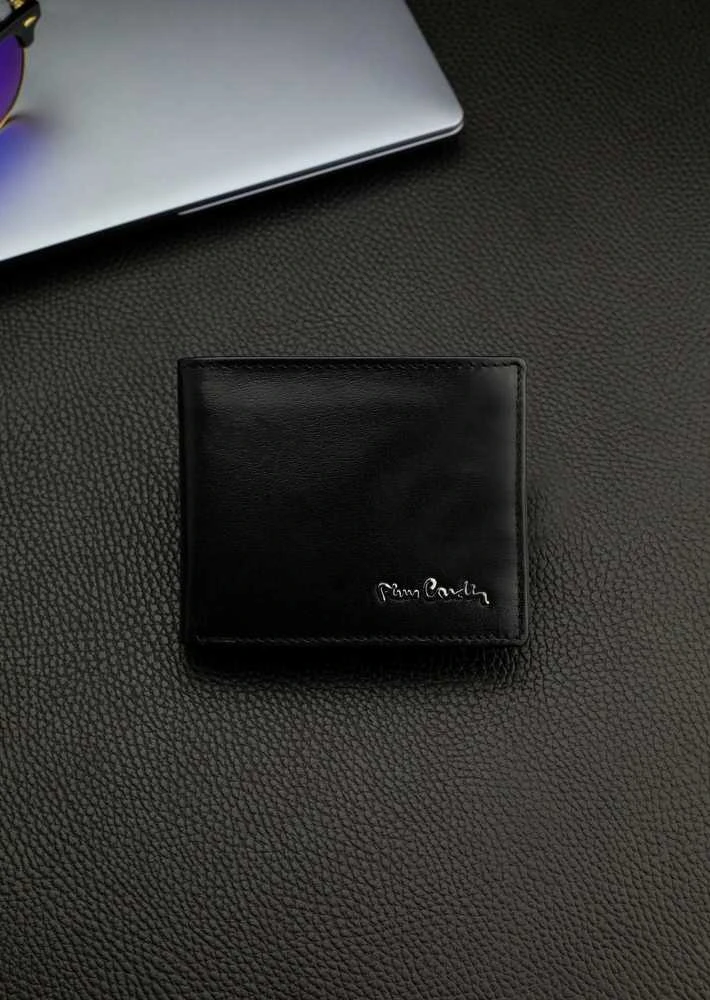 Vyriška piniginė Pierre Cardin, su RFID apsauga, juoda 5288206