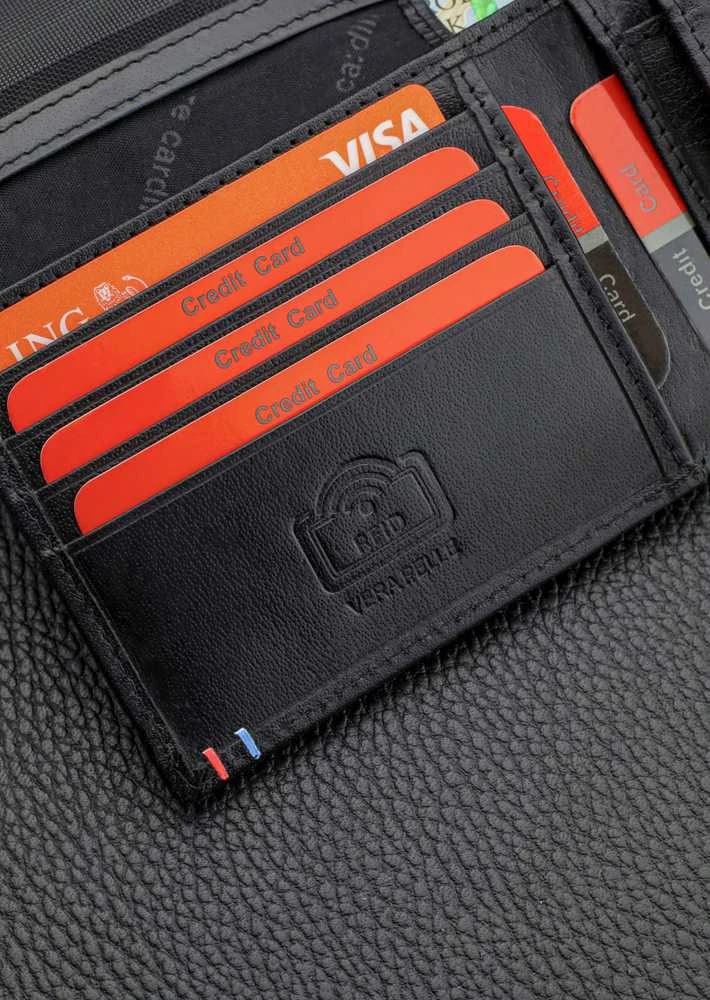 Vyriška piniginė Pierre Cardin, su RFID apsauga, odinė A5288606