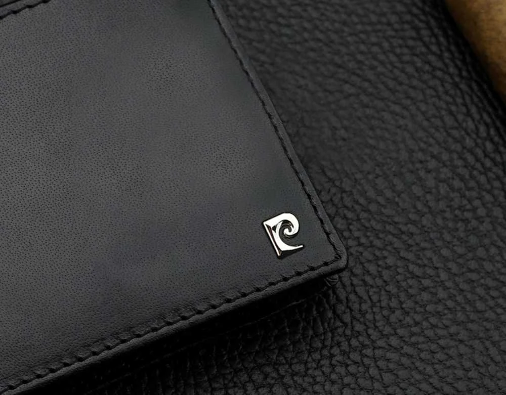 Vyriška piniginė Pierre Cardin, su RFID apsauga, juoda 5288306