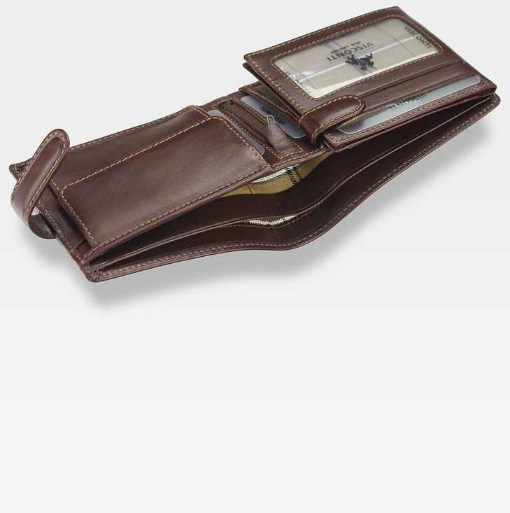 Vyriška piniginė Visconti MZ5, ruda