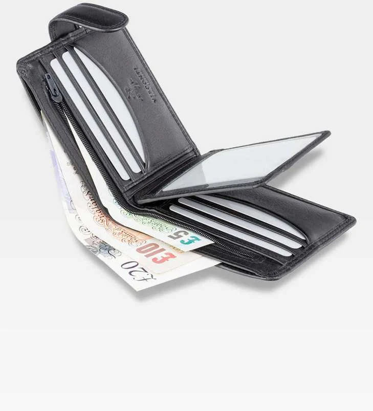 Vyriška piniginė Visconti P10, juoda