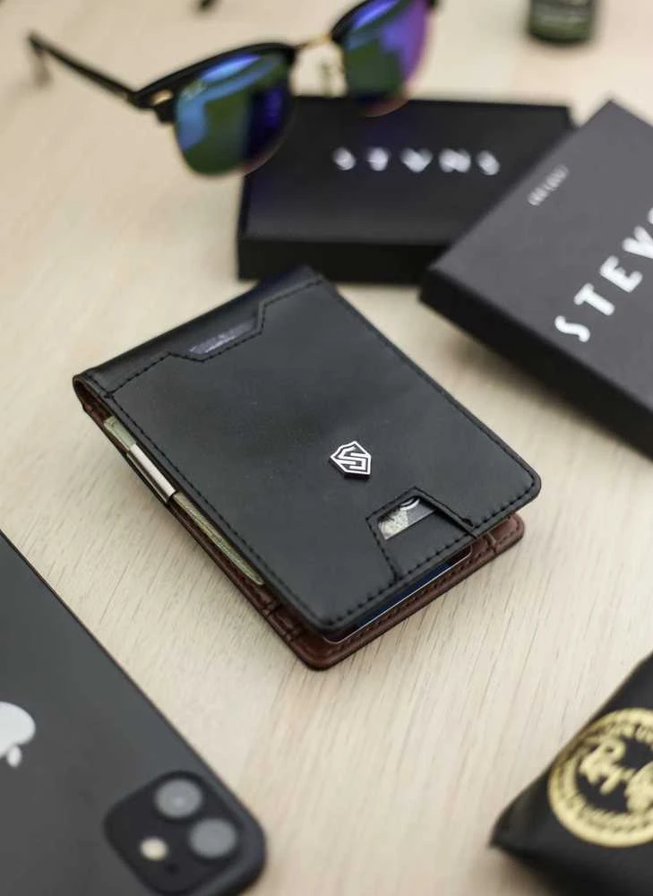 Vyriška SLIM plona piniginė, kortelių dėklas su RFID Z01 Stevens