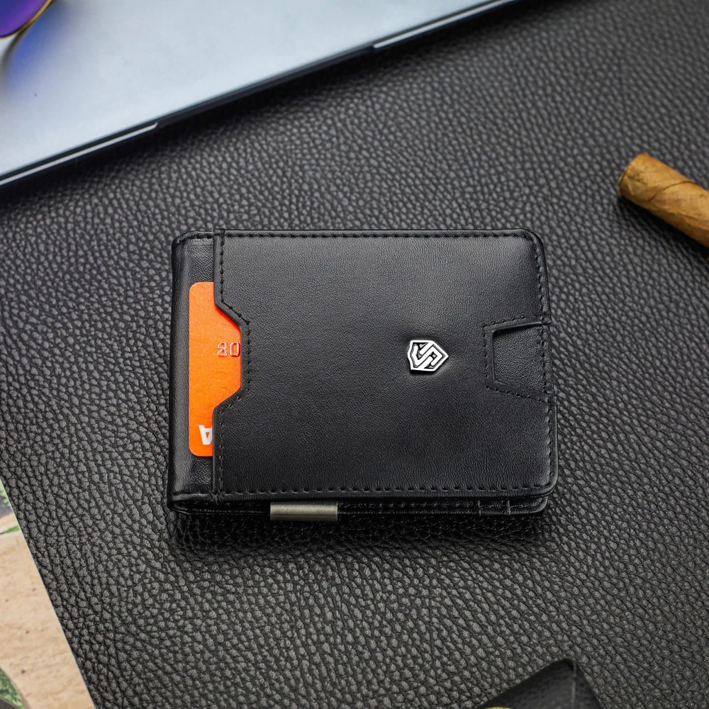 Vyriška SLIM plona piniginė, kortelių dėklas su RFID Z02 Stevens