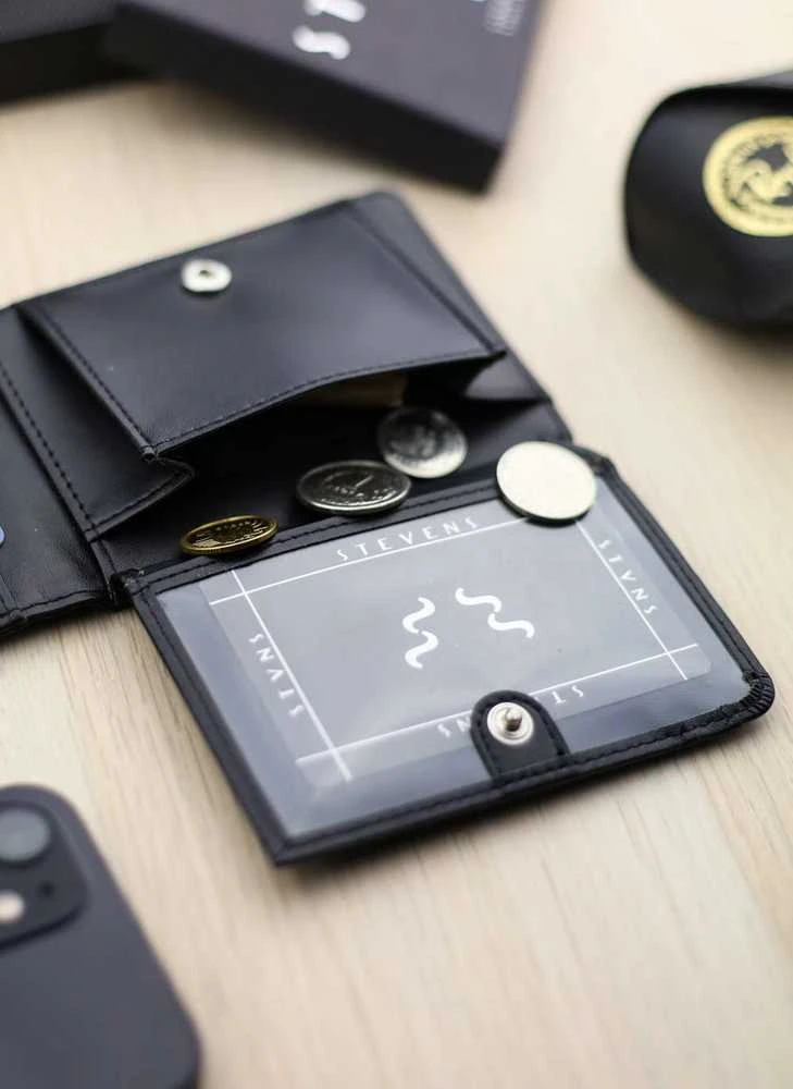 Vyriška SLIM plona piniginė, kortelių dėklas su RFID Z02 Stevens