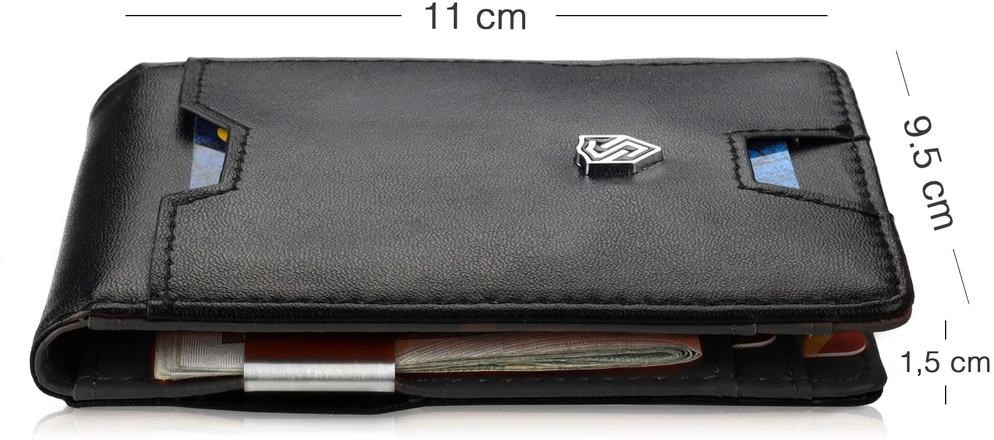 Vyriška SLIM plona piniginė, kortelių dėklas su RFID Z01 Stevens