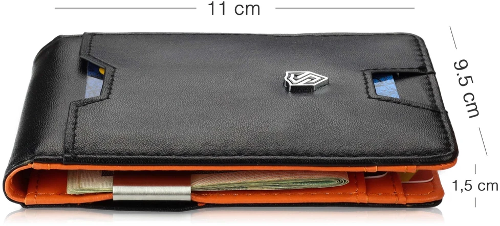 Vyriška SLIM plona piniginė, kortelių dėklas su RFID Z01 Stevens