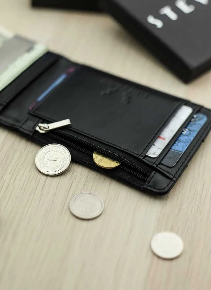 Vyriška SLIM plona piniginė, kortelių dėklas su RFID Z01 Stevens