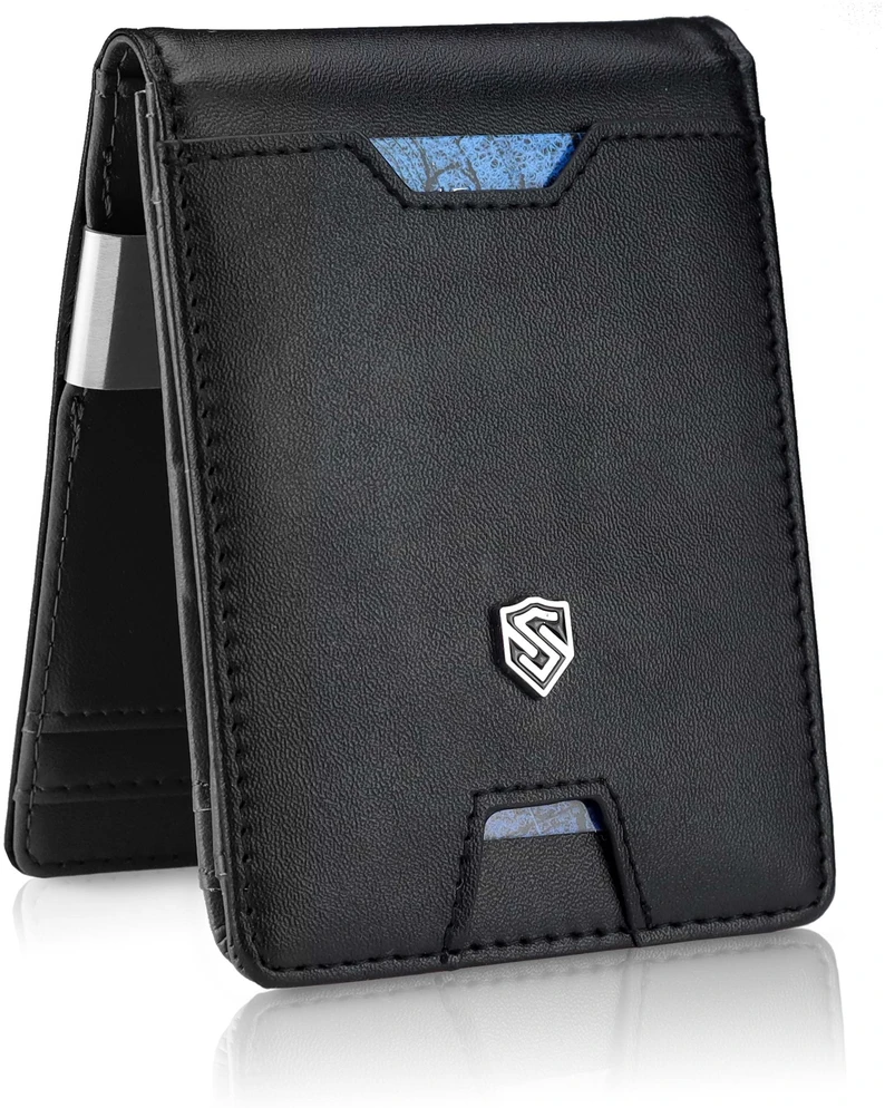 Vyriška SLIM plona piniginė, kortelių dėklas su RFID Z01 Stevens