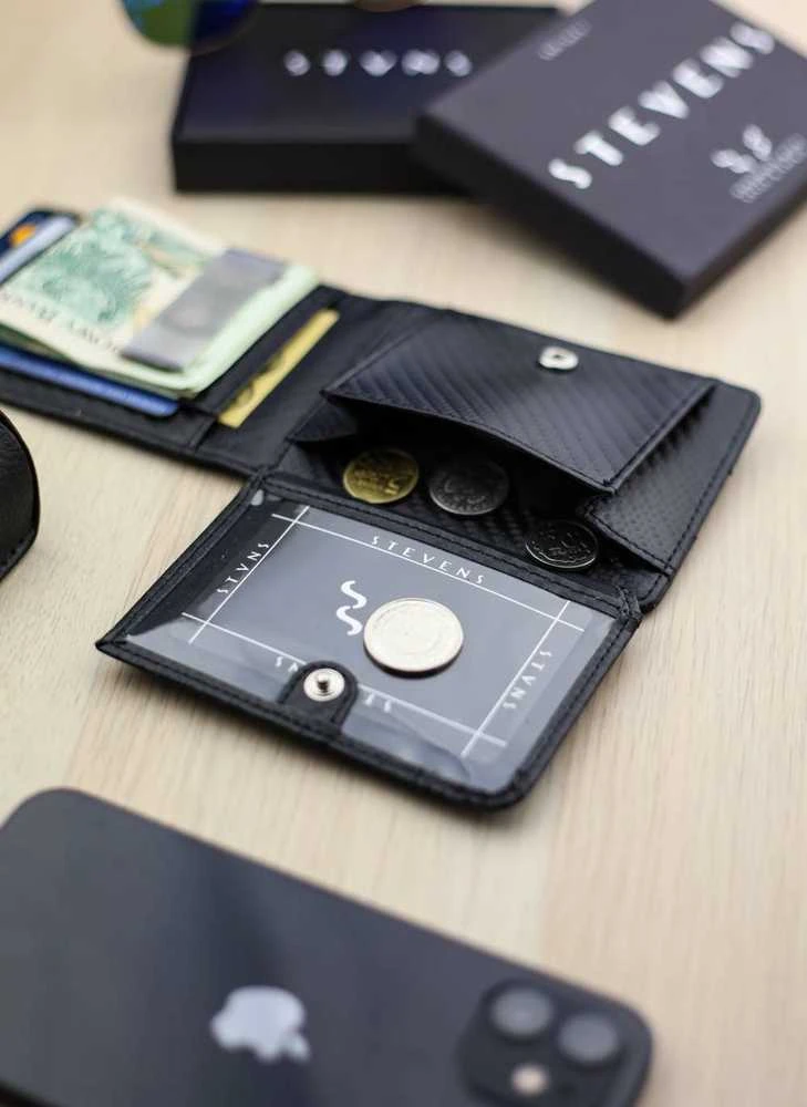 Vyriška SLIM plona piniginė, kortelių dėklas su RFID Z02 Stevens