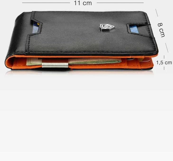Vyriška SLIM plona piniginė, kortelių dėklas su RFID Z01 Stevens