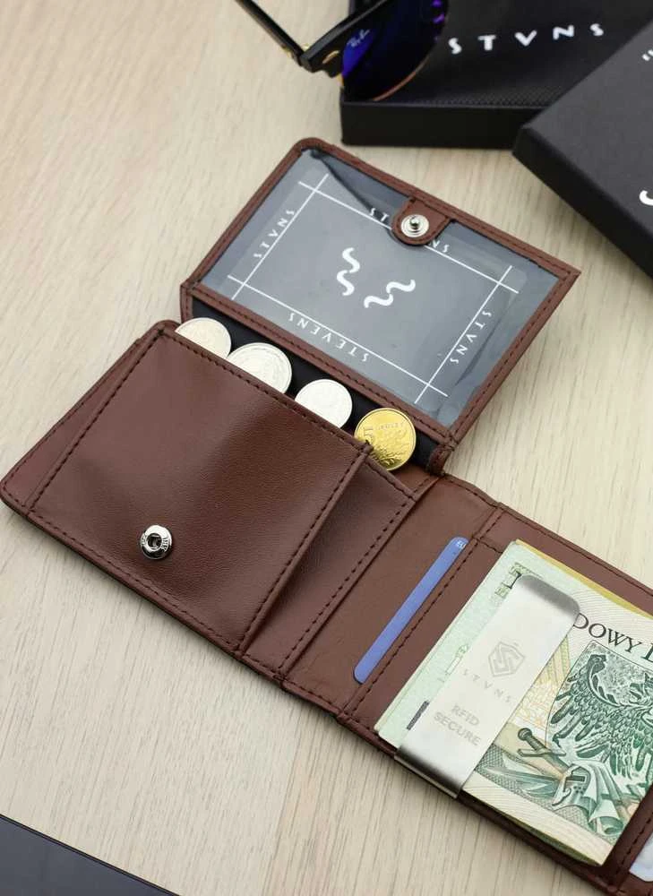 Vyriška SLIM plona piniginė, kortelių dėklas su RFID Z02 Stevens