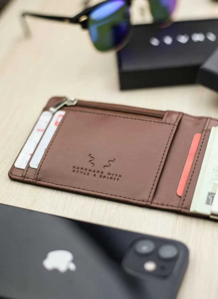 Vyriška SLIM plona piniginė, kortelių dėklas su RFID Z01 Stevens