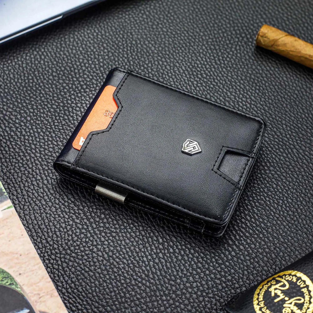 Vyriška SLIM plona piniginė, kortelių dėklas su RFID Z01 Stevens
