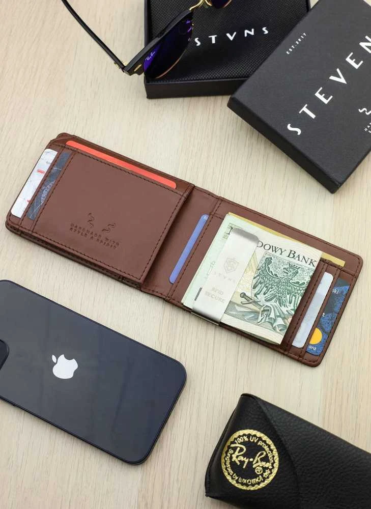 Vyriška SLIM plona piniginė, kortelių dėklas su RFID Z02 Stevens