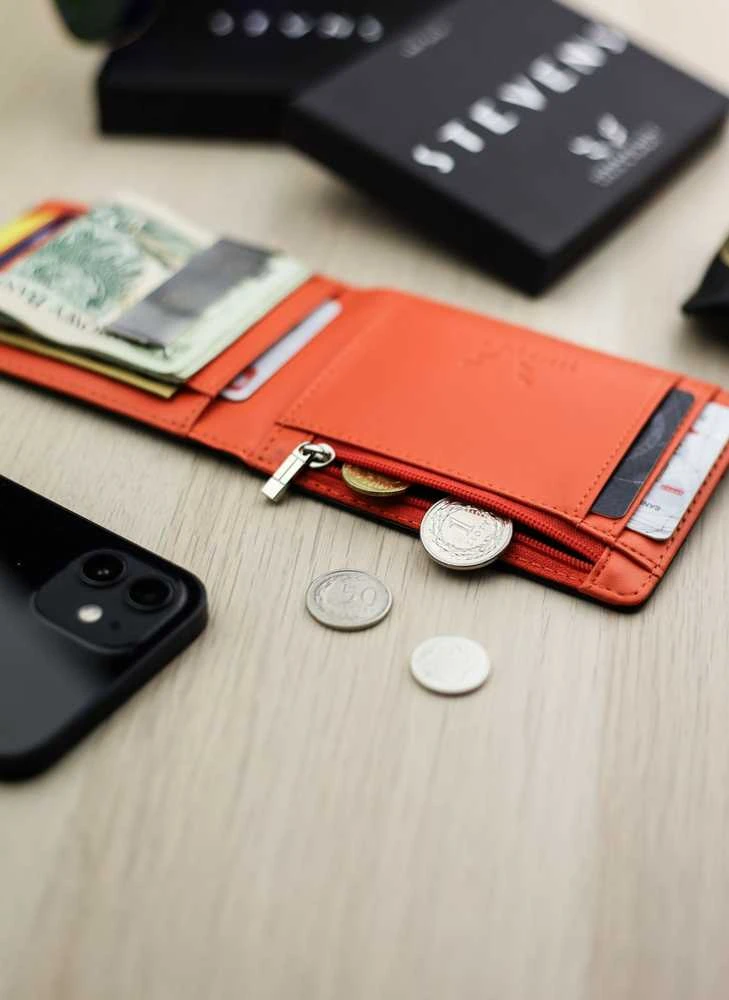 Vyriška SLIM plona piniginė, kortelių dėklas su RFID Z01 Stevens
