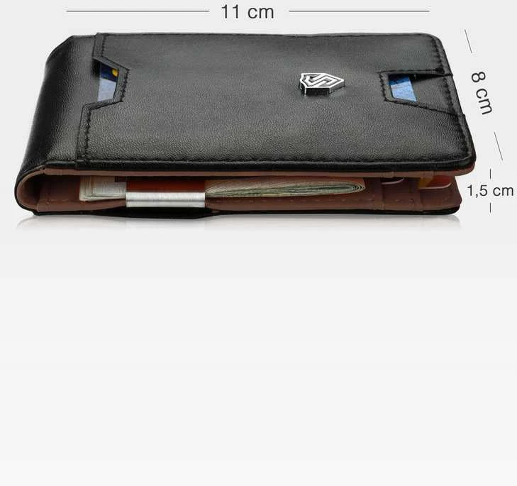 Vyriška SLIM plona piniginė, kortelių dėklas su RFID Z02 Stevens