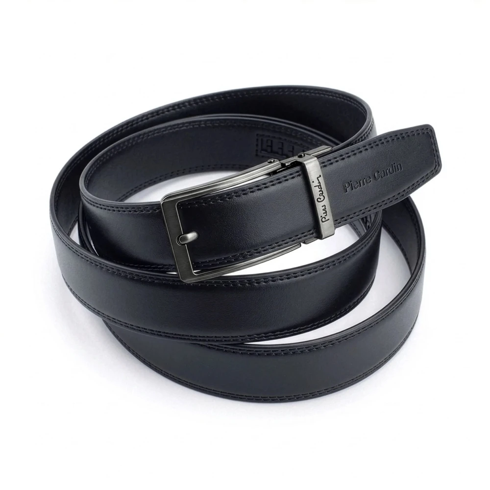Vyriškas automatinis diržas Pierre Cardin, juodas D40029