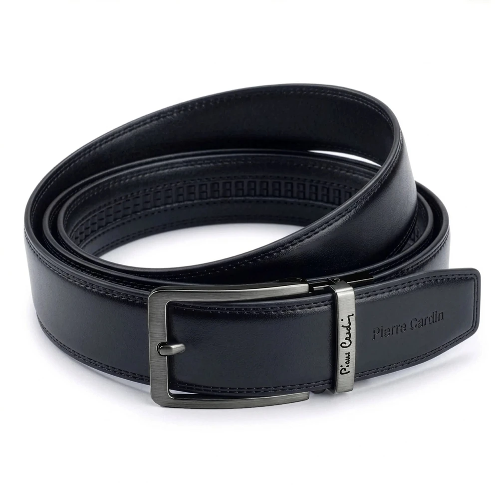 Vyriškas automatinis diržas Pierre Cardin, juodas D40025