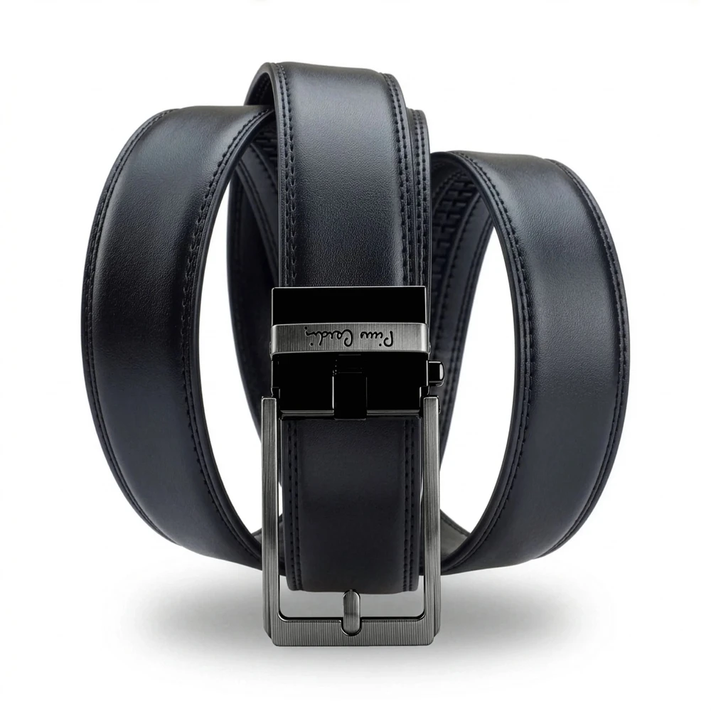 Vyriškas automatinis diržas Pierre Cardin, juodas D40025