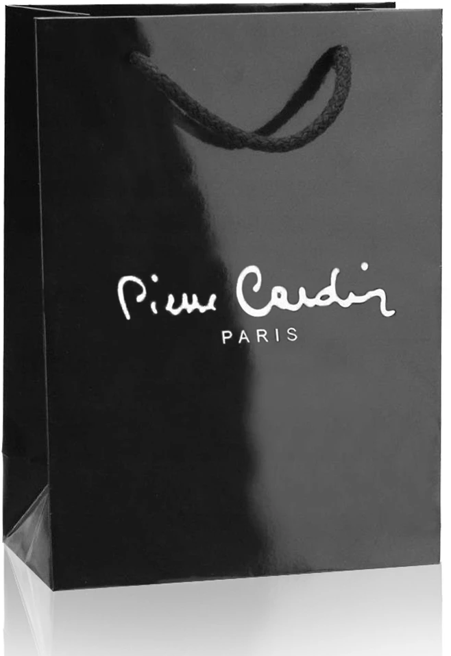 Vyriškas dvipusis odinis diržas Pierre Cardin, juodas/tamsiai mėlynas, 3,5 cm P10
