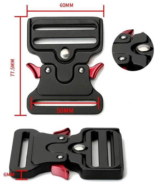 Vyriškas karinis taktinis diržas S86 juodas