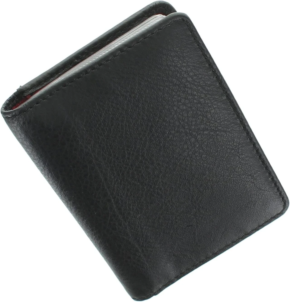 Vyriškas kortelių dėklas Visconti VSL-24 Blk/Raudona