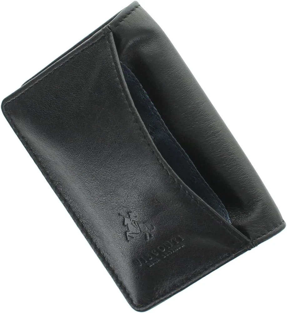 Vyriškas kortelių dėklas Visconti VSL-24 Blk/Cobalt
