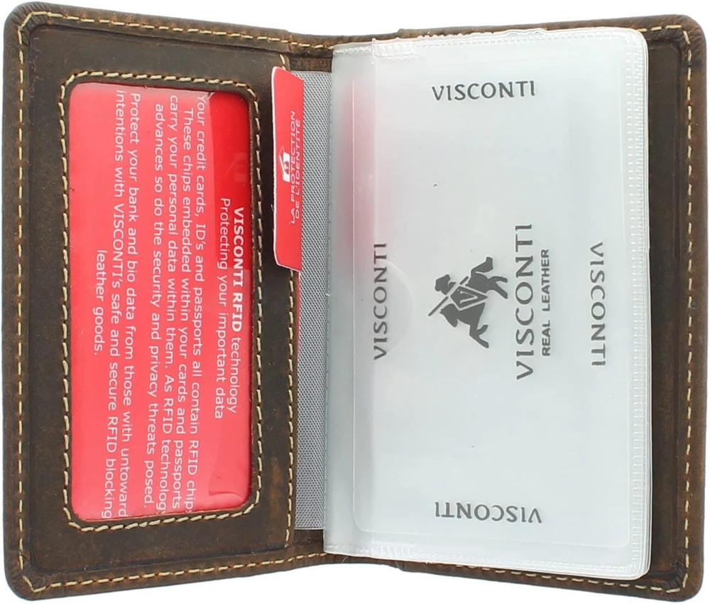 Vyriškas kortelių dėklas VSL-24 Oil Tan