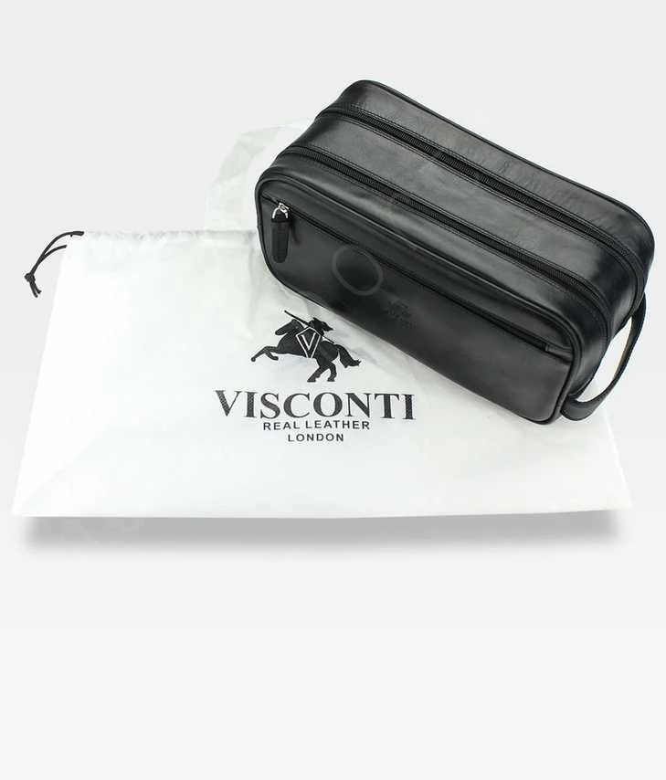 Vyriškas kosmetikos krepšys Visconti MZ100, juoda