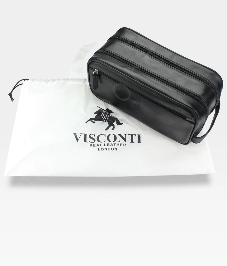 Vyriškas kosmetikos krepšys Visconti MZ100, juoda