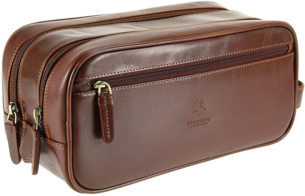 Vyriškas kosmetikos krepšys Visconti MZ100, ruda