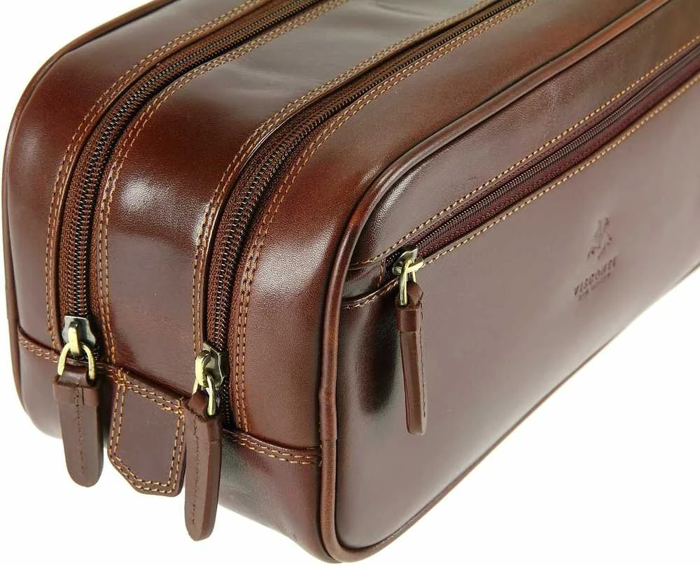 Vyriškas kosmetikos krepšys Visconti MZ100, ruda