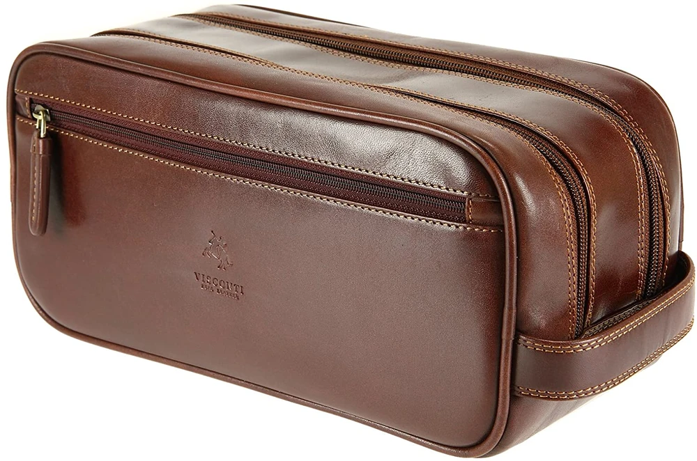 Vyriškas kosmetikos krepšys Visconti MZ100, ruda
