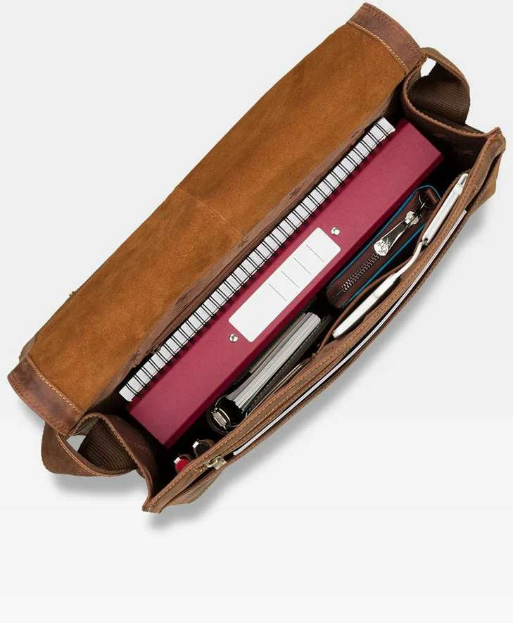 Vyriškas krepšys Visconti XL, šviesiai rudas