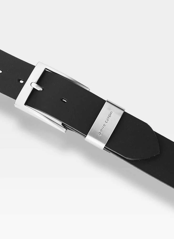 Vyriškas odinis diržas Pierre Cardin 70007, juodas